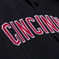 Cincinnati Reds Mitchell & Ness Full-Snap Hooded Coaches Jacket - MLB