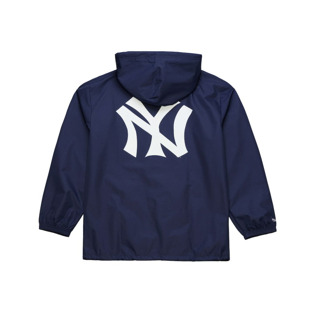 New York Yankees Mitchell & Ness Full-Snap Hooded Coaches Jacket - MLB