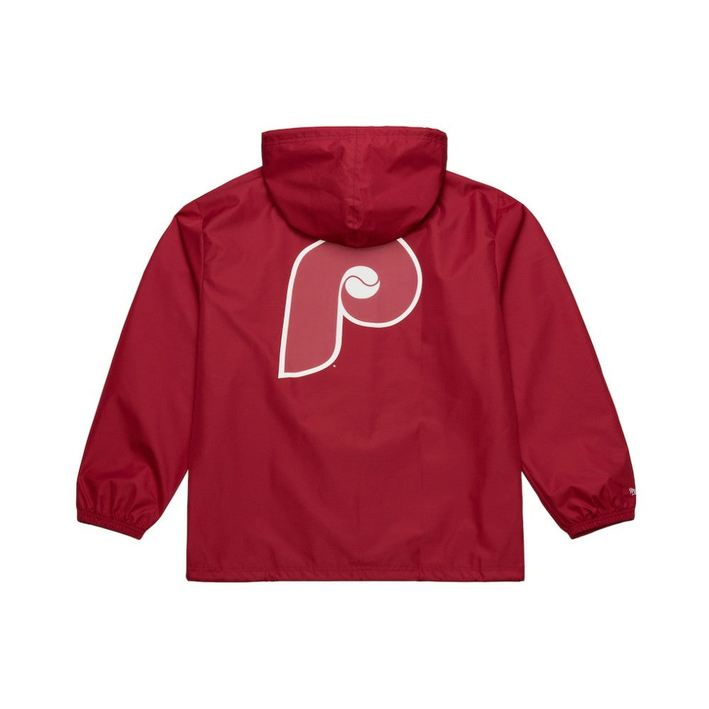 Philadelphia Phillies Mitchell & Ness Full-Snap Hooded Coaches Jacket - MLB