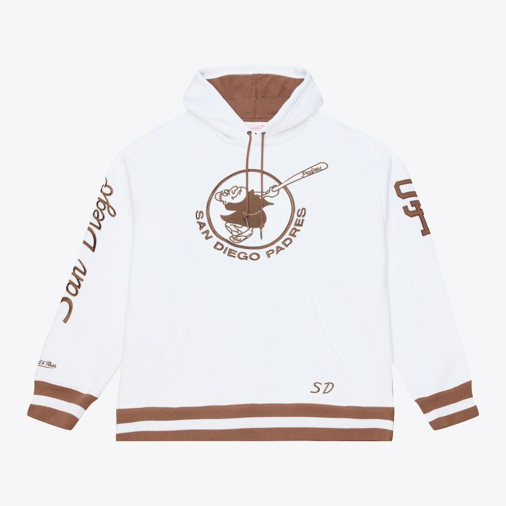 San Diego Padres Mitchell & Ness Cooperstown Collection Fleece Hoodie - MLB