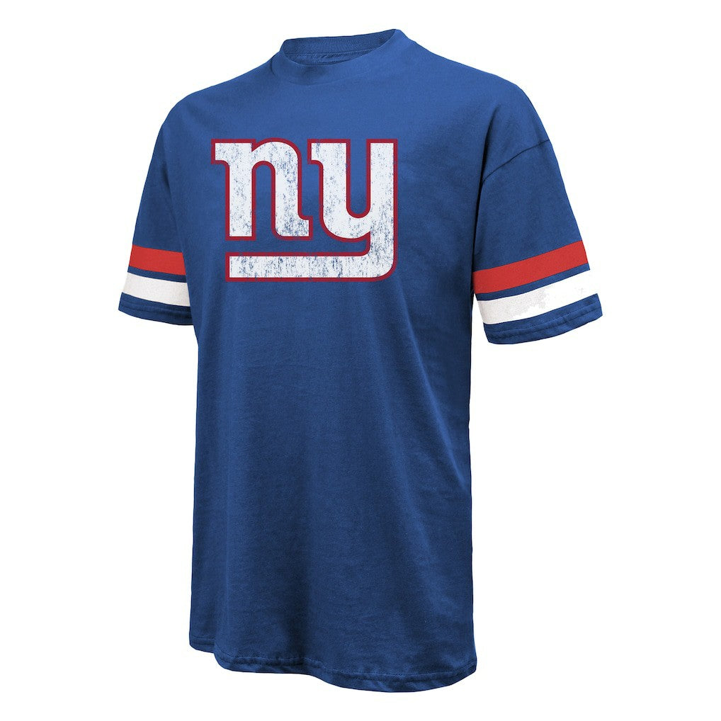 Jaxson Dart New York Giants Majestic Threads Oversized T-Shirt Royal | NFL