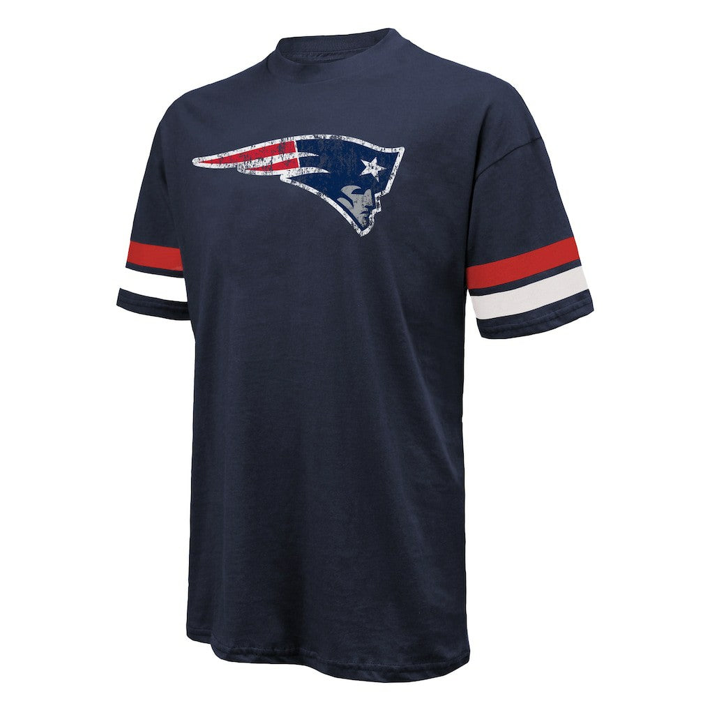 Drake Maye New England Patriots Majestic Threads Oversized T-Shirt Navy | NFL