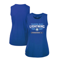 Tampa Bay Lightning Levelwear Women's 2026 NHL Stadium Series Macy Tank Top - Blue - NHL