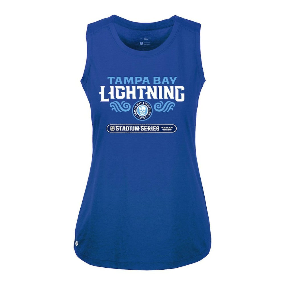 Tampa Bay Lightning Levelwear Women's 2026 NHL Stadium Series Macy Tank Top - Blue - NHL