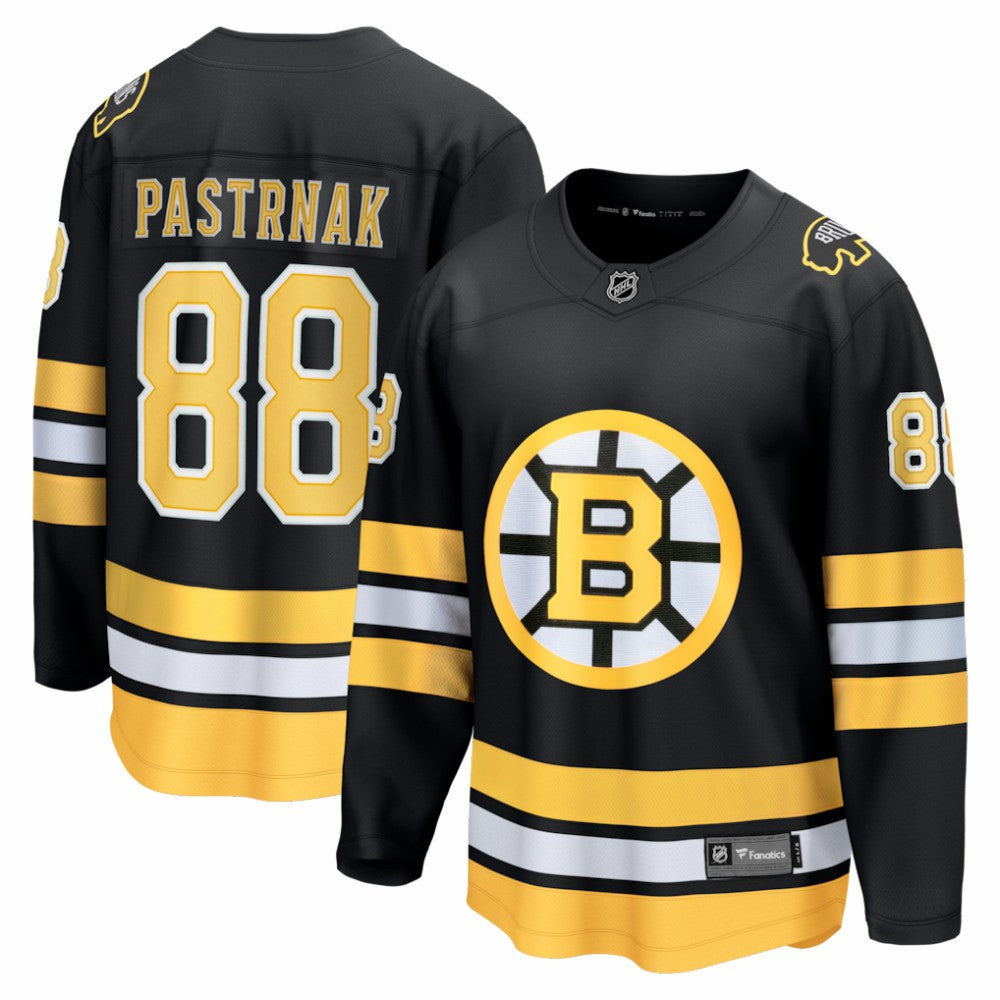 David Pastrnak Boston Bruins Fanatics Home Breakaway Jersey - Black - NHL