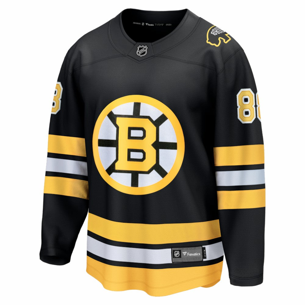 David Pastrnak Boston Bruins Fanatics Home Breakaway Jersey - Black - NHL