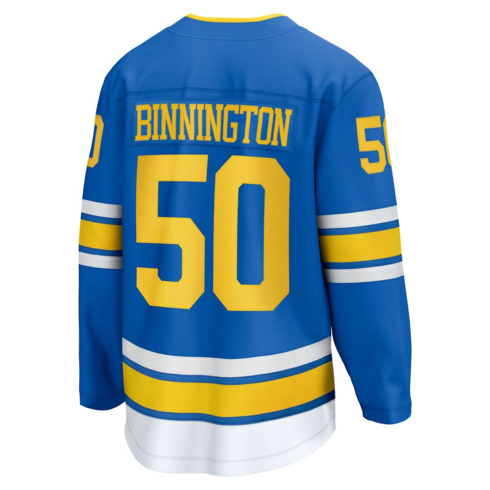 Jordan Binnington St. Louis Blues Fanatics Home Breakaway Jersey - Blue - NHL