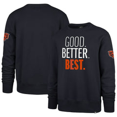 Chicago Bears '47 Good. Better. Best. Headline Sweatshirt Navy | 47 brand