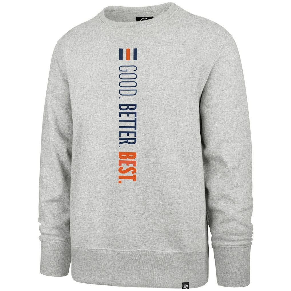 Chicago Bears '47 Good. Better. Best. Franklin Sweatshirt Heather Gray | 47 brand