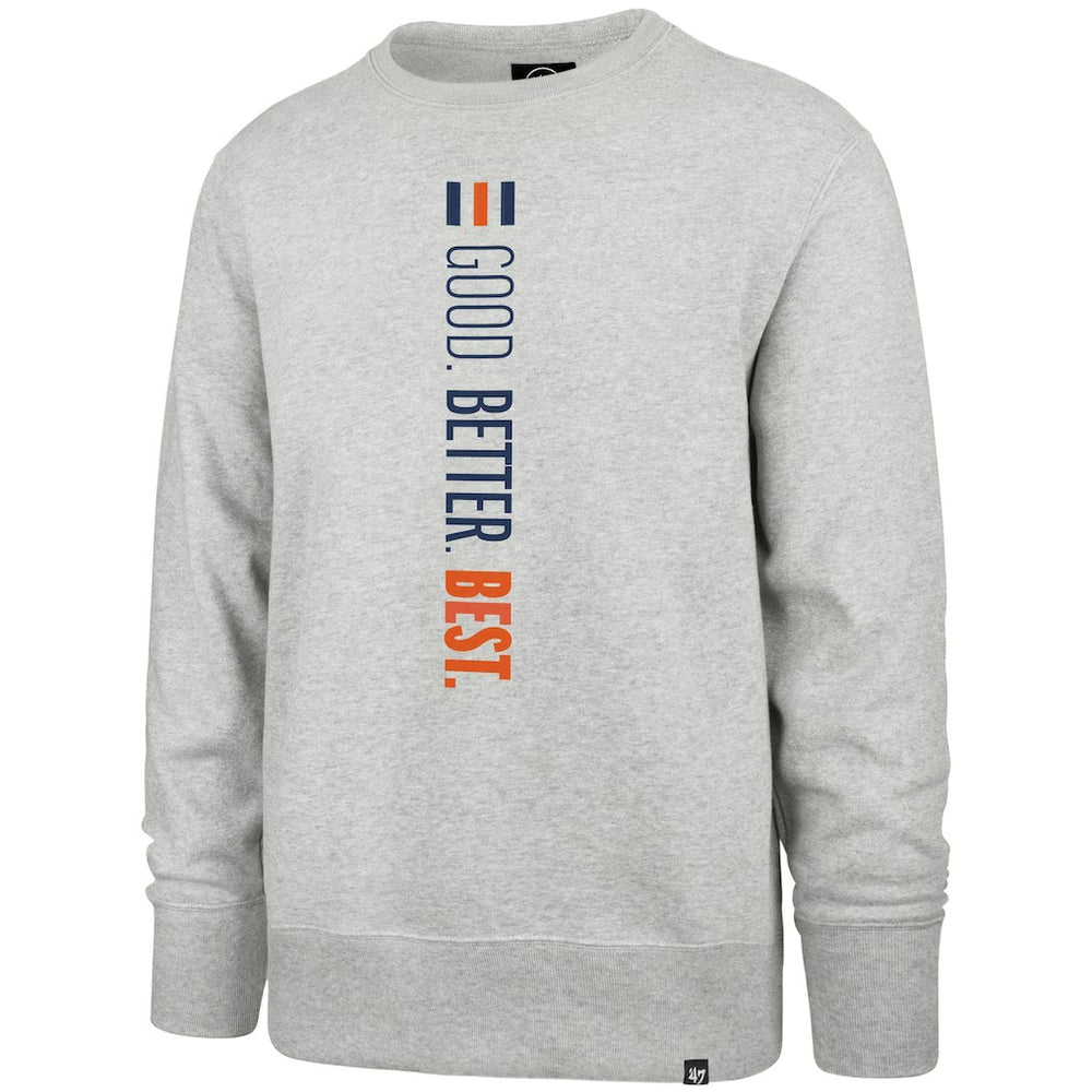 Chicago Bears '47 Good. Better. Best. Franklin Sweatshirt Heather Gray | 47 brand