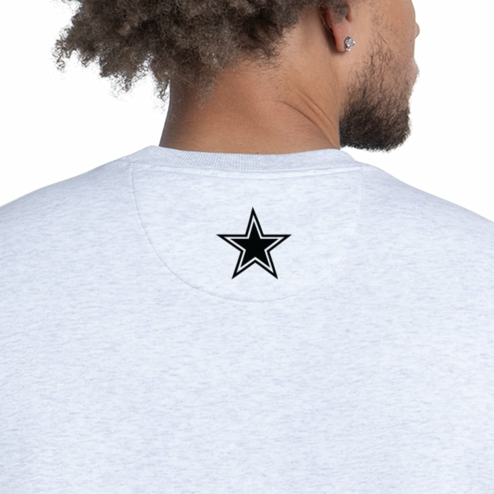 Dallas Cowboys Starter Faceoff Fleece Sweatshirt Ash | NFL