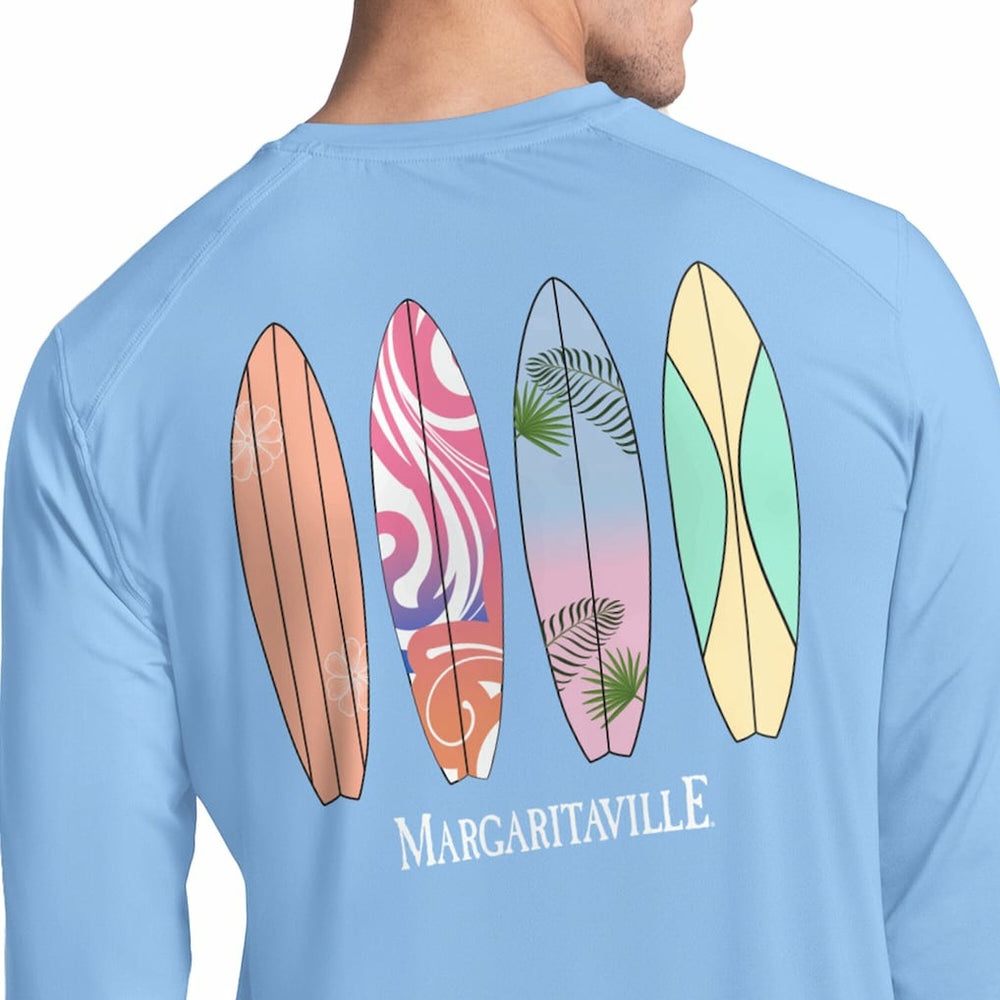 Dallas Cowboys Margaritaville Life's A Beach Long Sleeve Rashguard Light Blue | NFL
