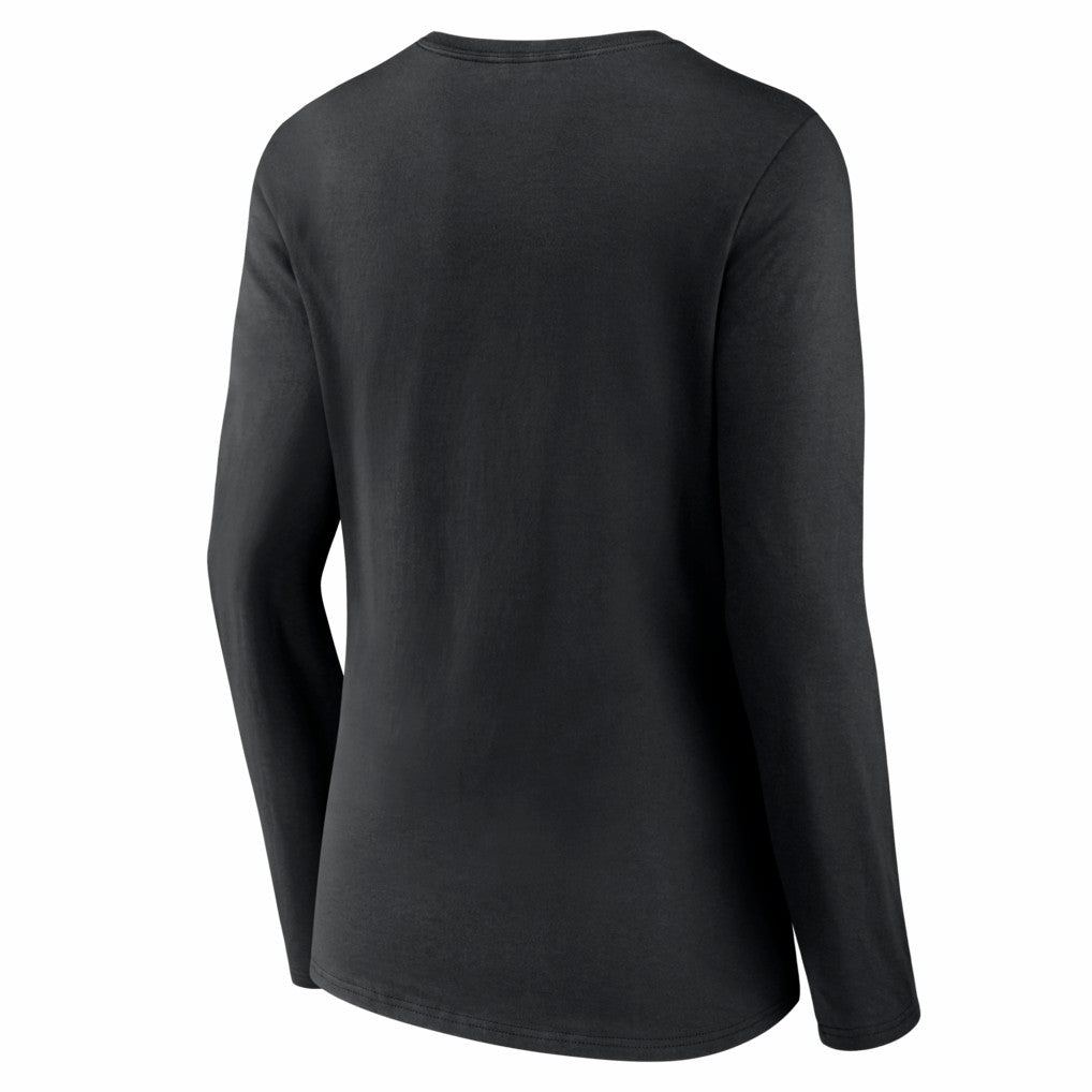 Arizona Cardinals Women's Hustle Long Sleeve V-Neck T-Shirt Black | NFL
