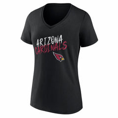 Arizona Cardinals Women's Hustle V-Neck T-Shirt Black | NFL