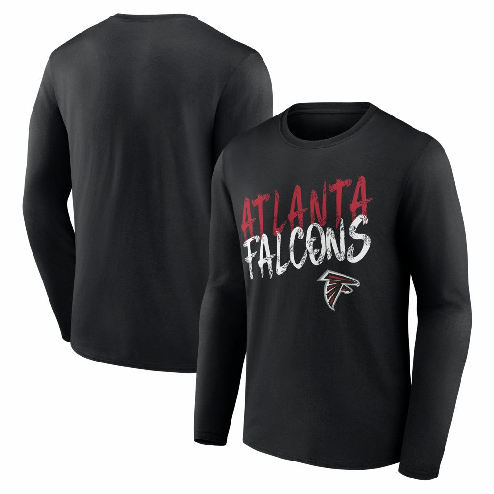 Atlanta Falcons Hustle Long Sleeve T-Shirt Black | NFL