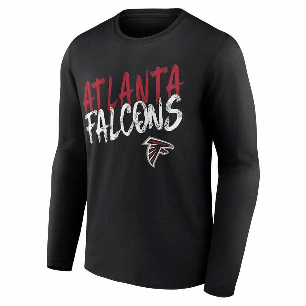 Atlanta Falcons Hustle Long Sleeve T-Shirt Black | NFL