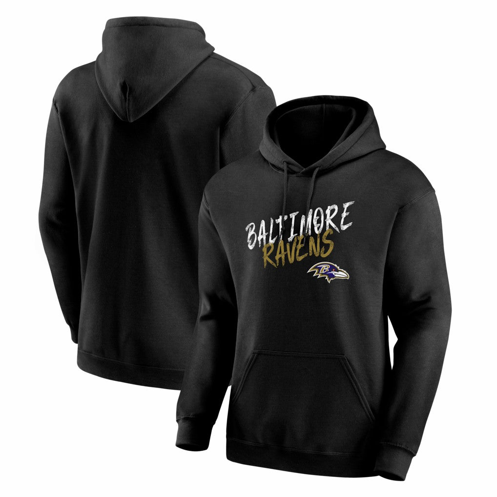 Baltimore Ravens Hustle Hoodie Black | NFL