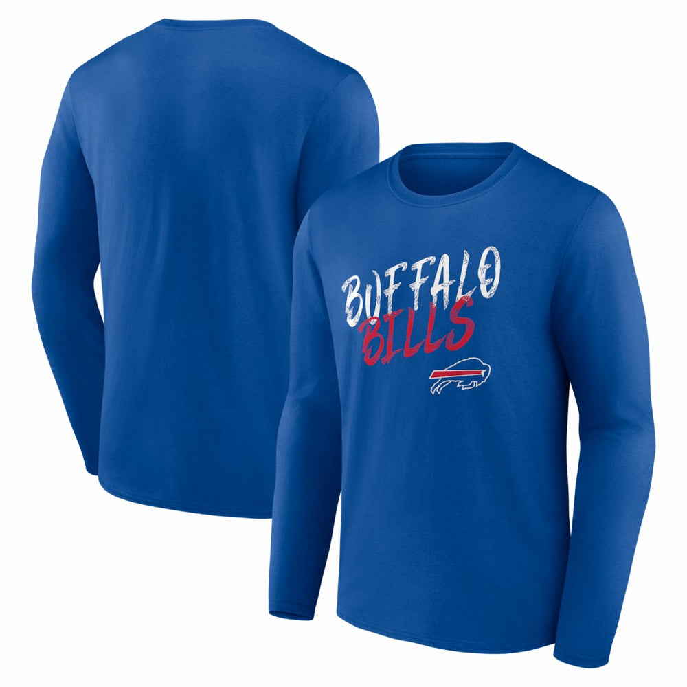 Buffalo Bills Hustle Long Sleeve T-Shirt Royal | NFL