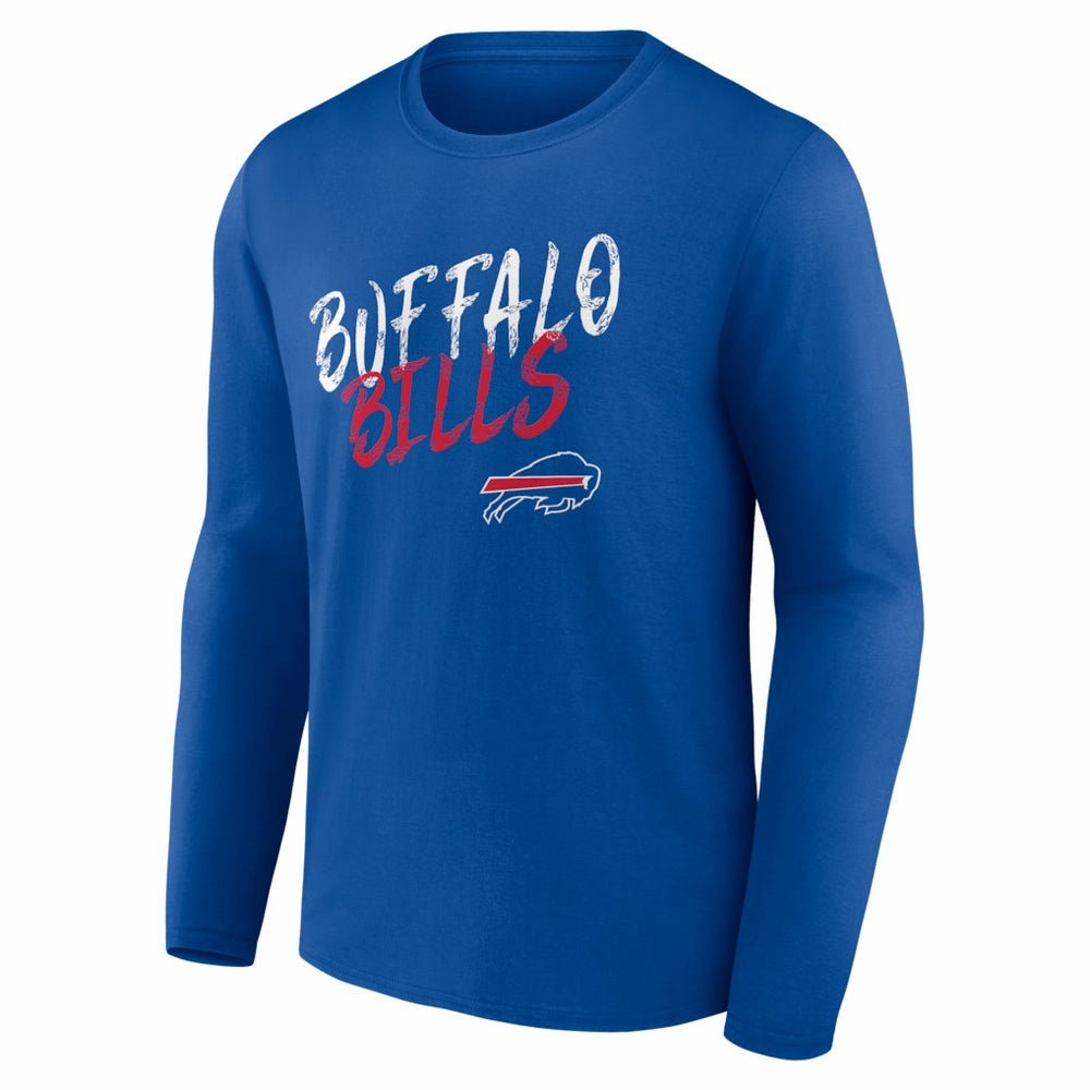 Buffalo Bills Hustle Long Sleeve T-Shirt Royal | NFL