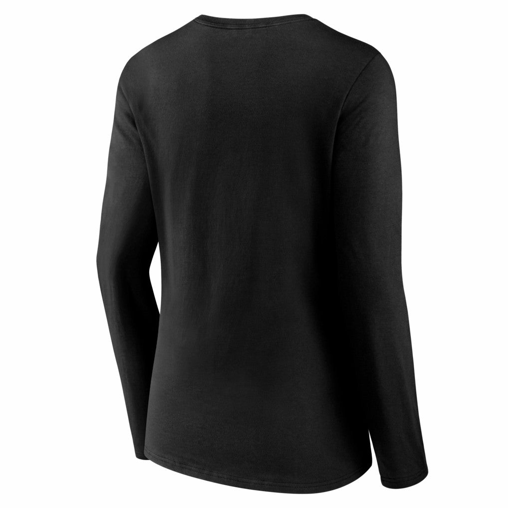 Cincinnati Bengals Women's Hustle Long Sleeve V-Neck T-Shirt Black | NFL