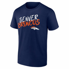 Denver Broncos Hustle T-Shirt Navy | NFL