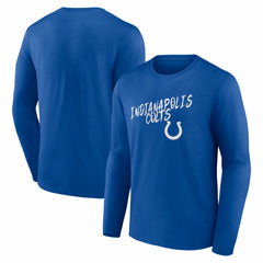 Indianapolis Colts Hustle Long Sleeve T-Shirt Royal | NFL