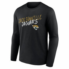 Jacksonville Jaguars Hustle Long Sleeve T-Shirt Black | NFL