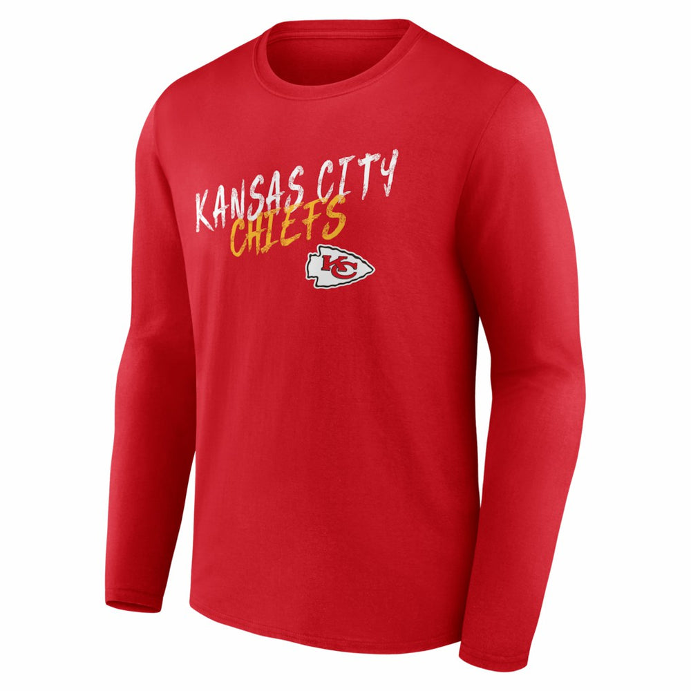 Kansas City Chiefs Hustle Long Sleeve T-Shirt Red | NFL