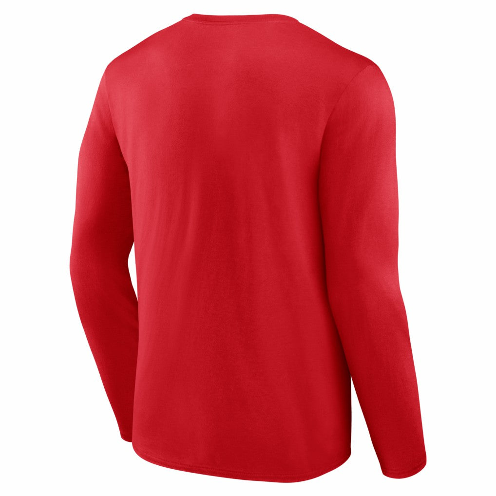 Kansas City Chiefs Hustle Long Sleeve T-Shirt Red | NFL