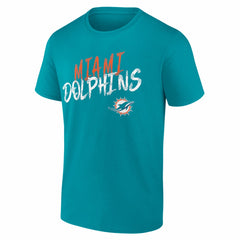 Miami Dolphins Hustle T-Shirt Aqua | NFL