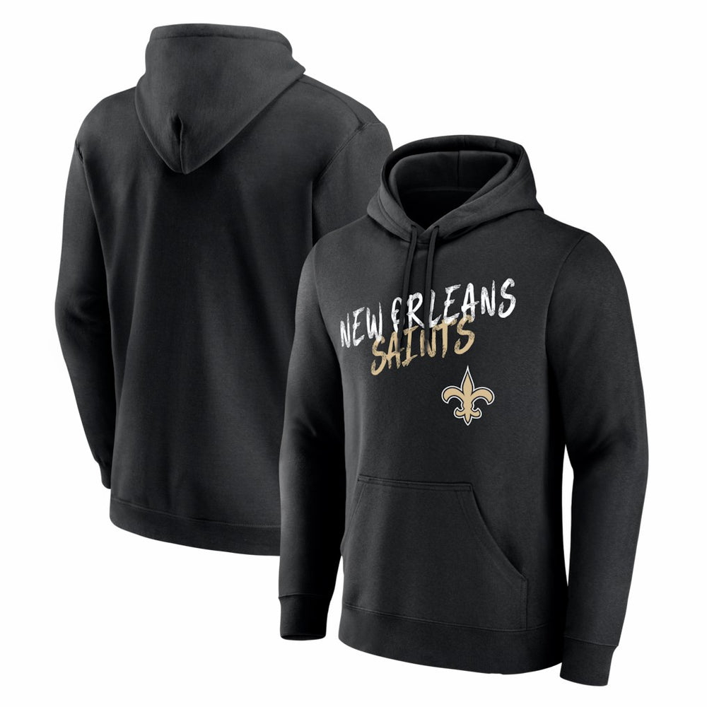 New Orleans Saints Hustle Hoodie Black | NFL