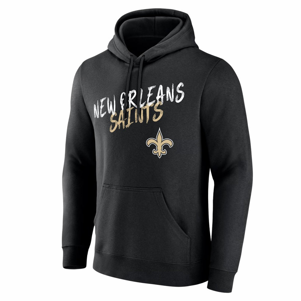 New Orleans Saints Hustle Hoodie Black | NFL
