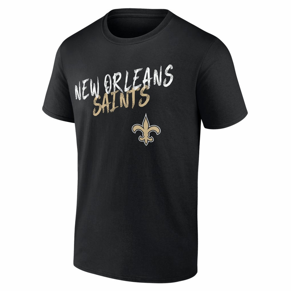 New Orleans Saints Hustle T-Shirt Black | NFL