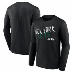 New York Jets Hustle Long Sleeve T-Shirt Black | NFL