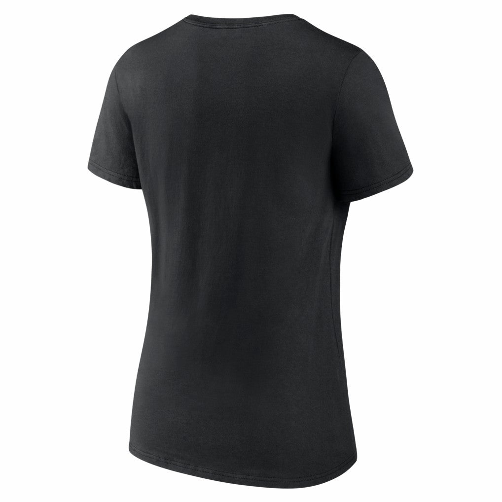 New York Jets Women's Hustle V-Neck T-Shirt Black | NFL
