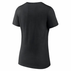 New York Jets Women's Hustle V-Neck T-Shirt Black | NFL