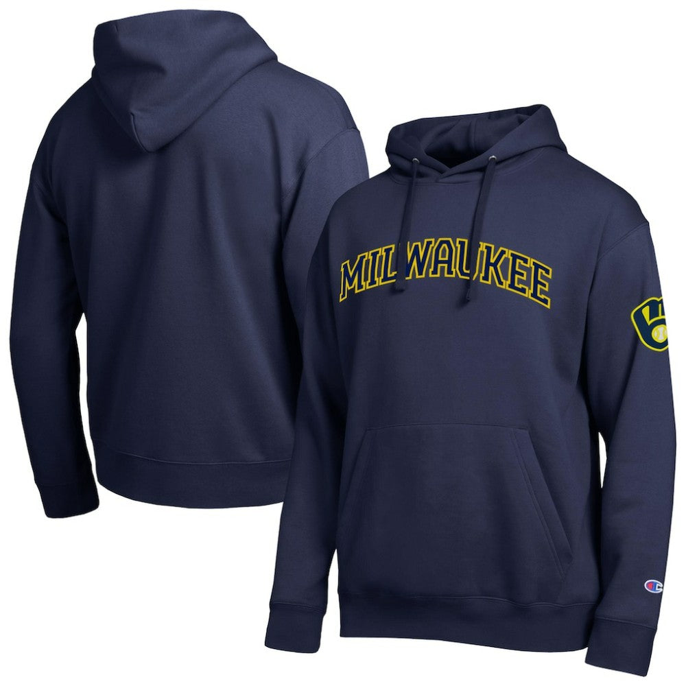 Milwaukee Brewers Champion All Star Wordmark Hoodie - MLB
