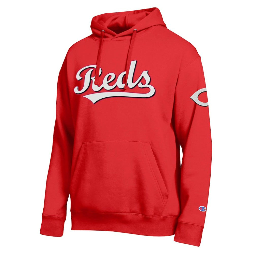 Cincinnati Reds Champion All Star Wordmark Hoodie - MLB