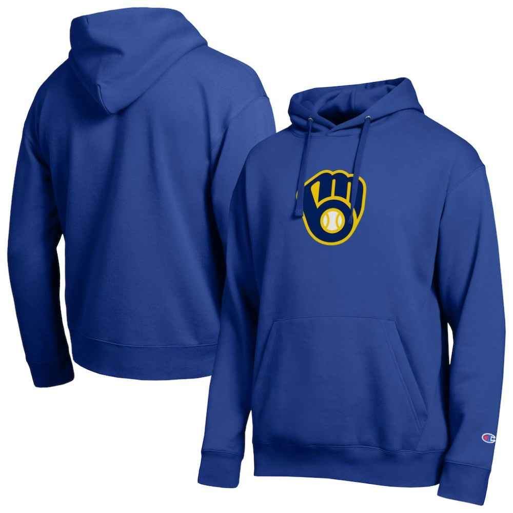 Milwaukee Brewers Champion All Star Embroidered Logo Hoodie - MLB