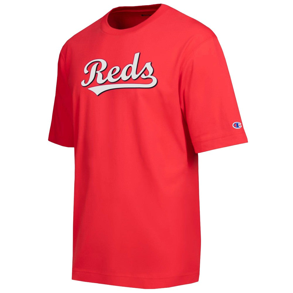 Cincinnati Reds Champion All Star Chenille Wordmark T-Shirt - MLB
