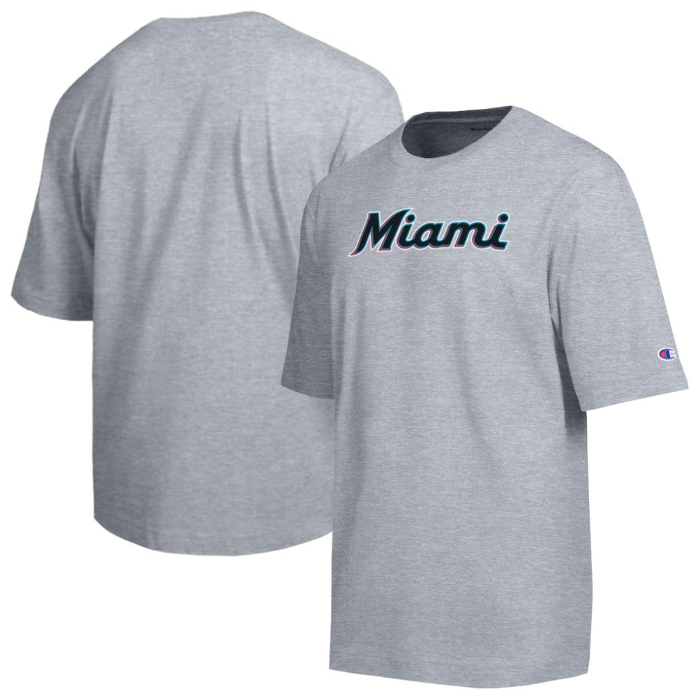 Miami Marlins Champion All Star Chenille Wordmark T-Shirt - MLB