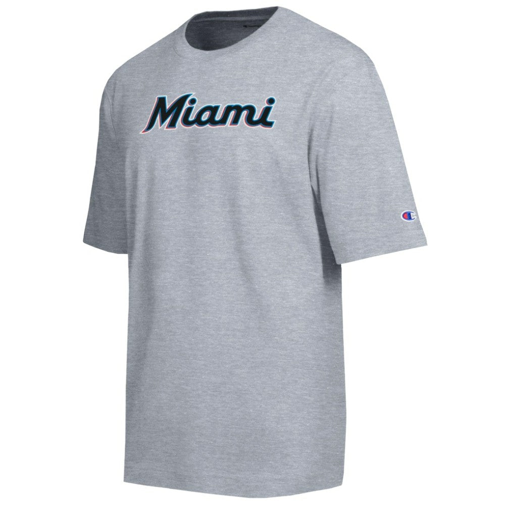 Miami Marlins Champion All Star Chenille Wordmark T-Shirt - MLB