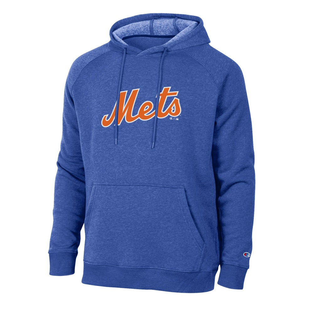 New York Mets Champion Triumph Tri-Blend Raglan Hoodie - MLB