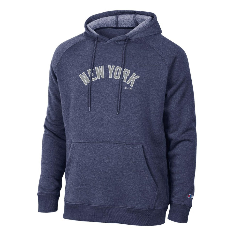 New York Yankees Champion Triumph Tri-Blend Raglan Hoodie - MLB