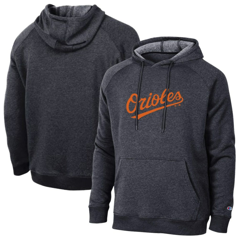 Baltimore Orioles Champion Triumph Tri-Blend Raglan Hoodie - MLB