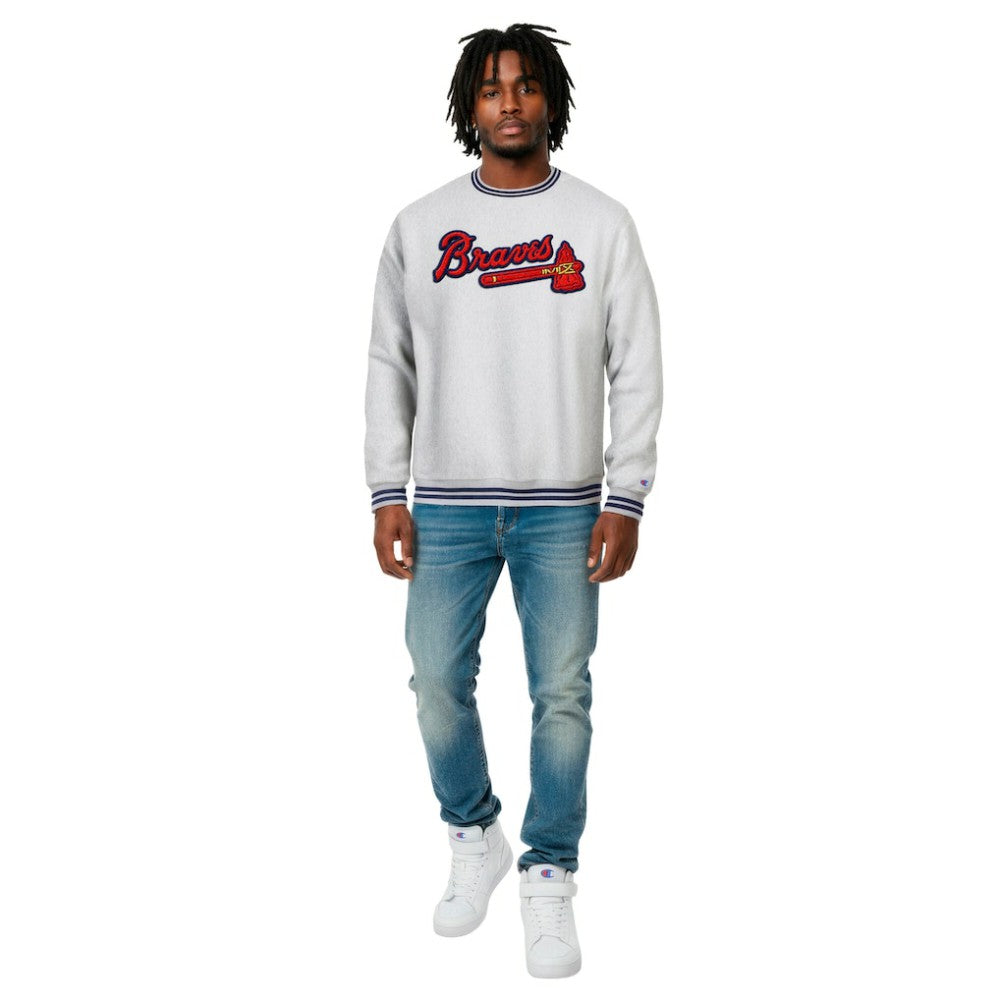 Atlanta Braves Champion Reverse Weave Sweatshirt - MLB