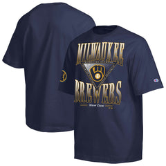 Milwaukee Brewers Champion Traditions Two Locations T-Shirt - MLB