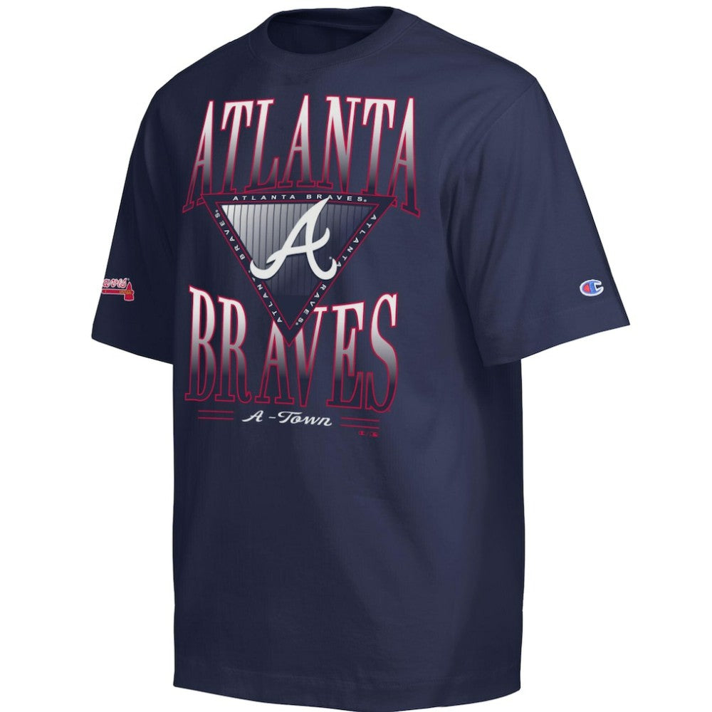 Atlanta Braves Champion Traditions Two Locations T-Shirt - MLB