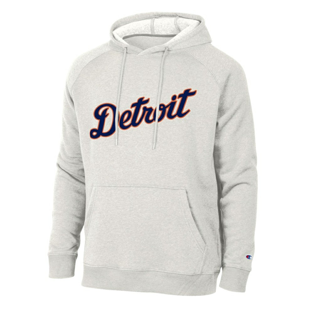 Detroit Tigers Champion Triumph Tri-Blend Raglan Hoodie - MLB