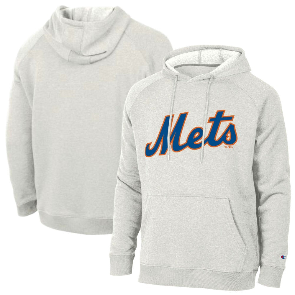 New York Mets Champion Triumph Tri-Blend Raglan Hoodie - MLB